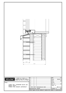 Indbygning i formur tegl, bagmur lægteskelet